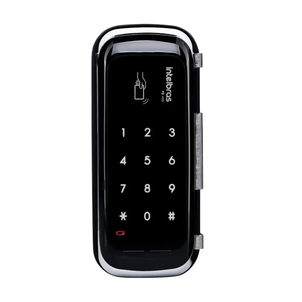 Fechadura digital sobrepor FR400 para vidro (sem maçaneta)